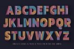 Free Deco Geometry - 3D Lettering Font