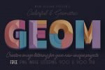 Free Deco Geometry - 3D Lettering Font