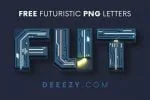 Free Futuristico 3D Lettering