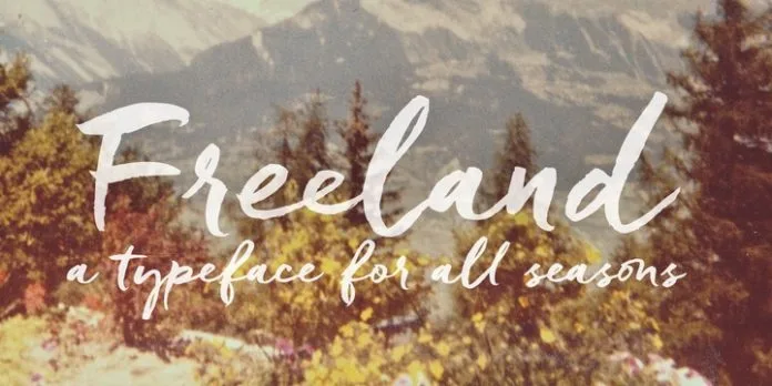 Freeland Font Family Freeland Font Family