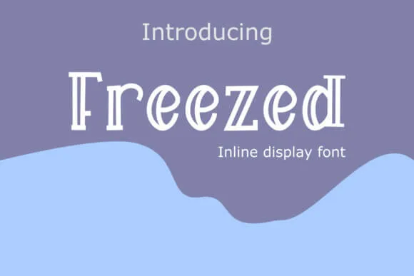 Freezed Font