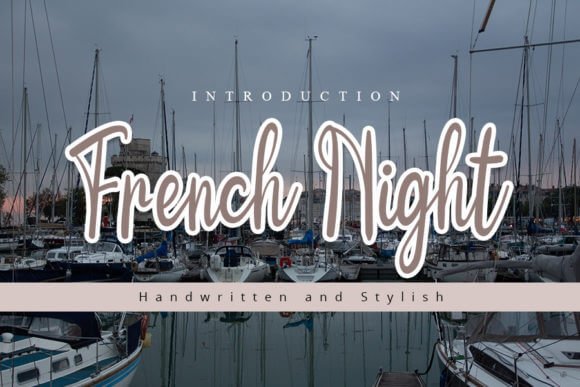 French Night Font