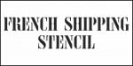 French Shipping Stencil JNL Font