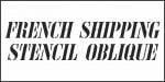 French Shipping Stencil JNL Font