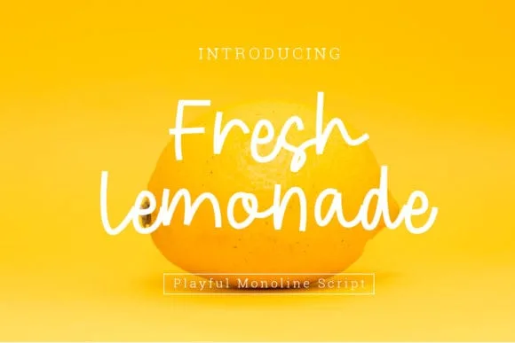 Fresh Lemonade Font