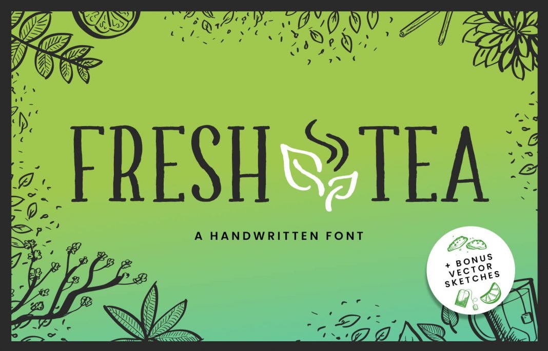 Fresh Tea - Handwritten Font