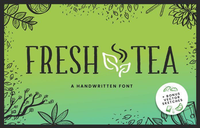 Fresh Tea - Handwritten Font