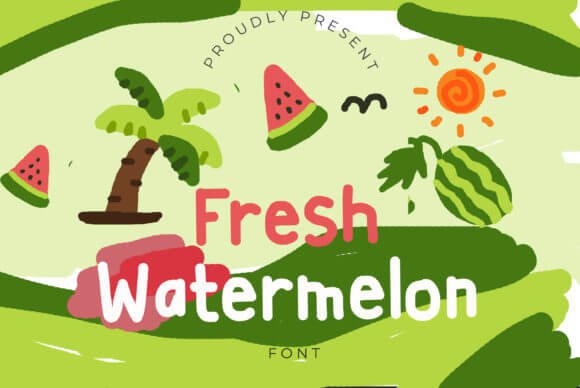 Fresh Watermelon Font