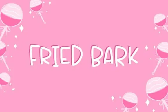 Fried Bark Font