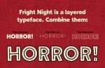 Fright Night A Vintage Horror Font