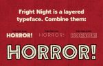 Fright Night! A Vintage Horror Font
