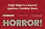 Fright Night! A Vintage Horror Font