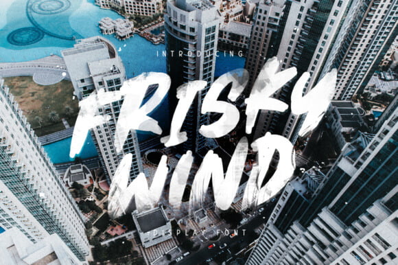 Frisky Wind Font