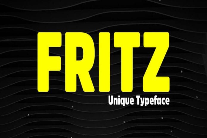 Fritz Unique Display Typeface Font