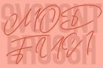 Frivolite SVG Lettering Brush Handmade Font Type