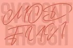 Frivolite SVG Lettering Brush Handmade Font Type