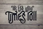 Frizzy vintage font