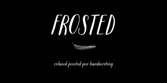 Frosted Font