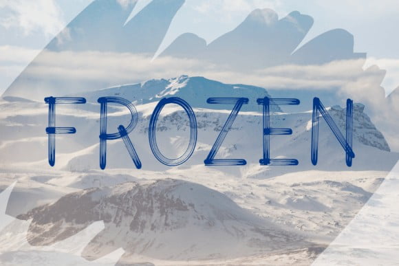 Frozen Font