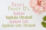 Fruity AppleJax – Handwritten Fonts