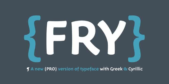 Fry Pro Font Free Download
