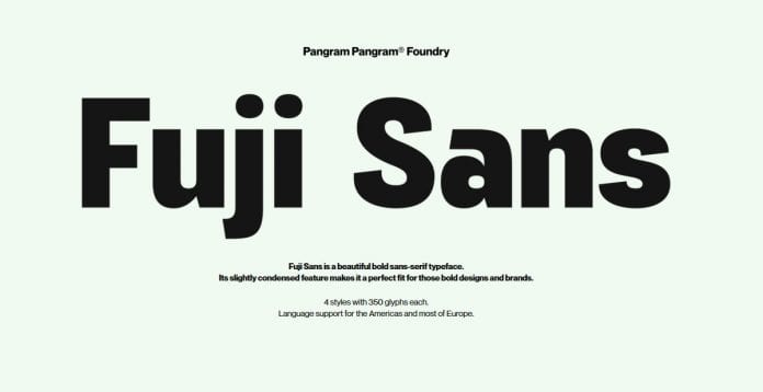 Fuji Sans Font Family