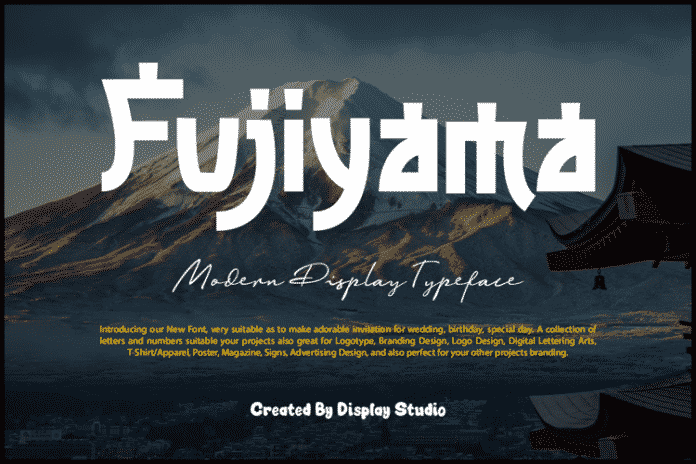 Fujiyama Font
