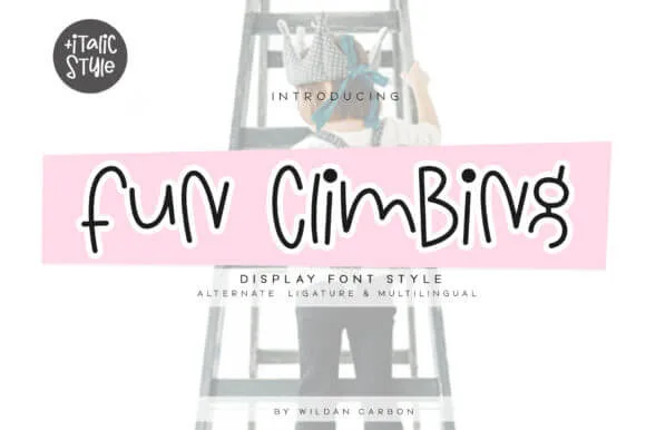Fun Climbing Font