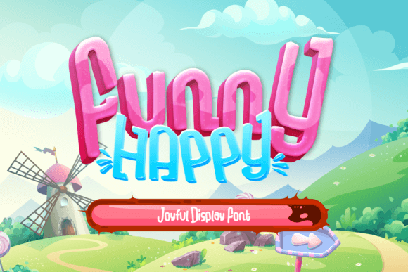 Funny Happy Font