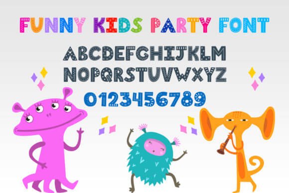 Funny Kids Party Font