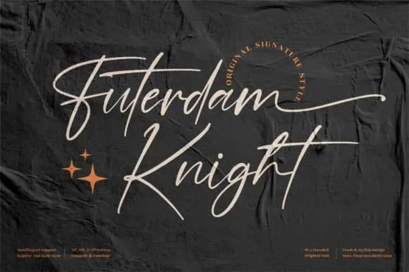 Futerdam Knight Font