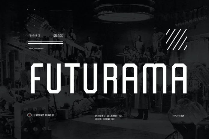 Futurama Modern Titling