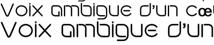 Futuristic Linear Font