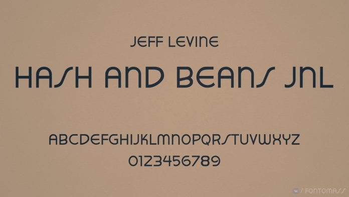 Hash and Beans JNL Font