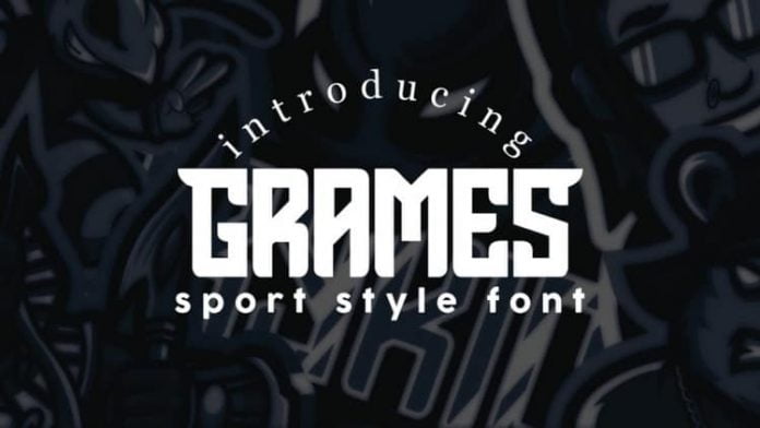 GRAMES - Sport Style Font