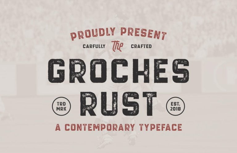 GROCHES RUST Font Free Download