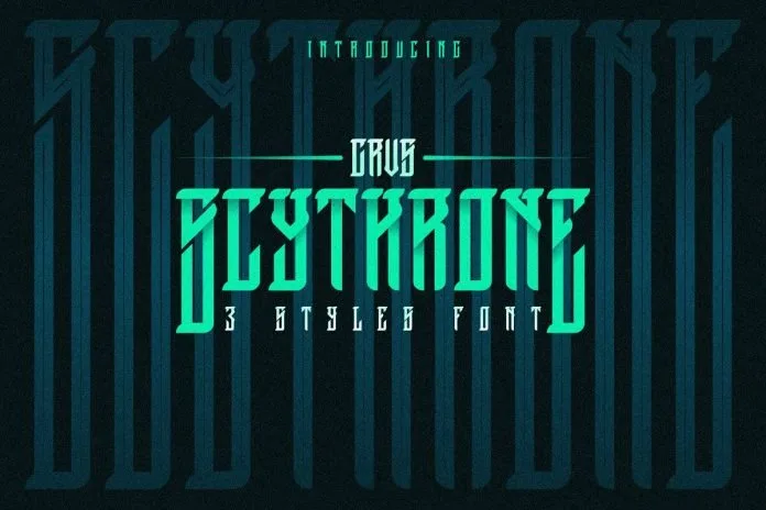 GRVS Scythrone Font