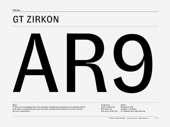GT Zirkon Font