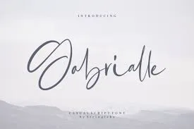 Gabrialle - Casual Script Font