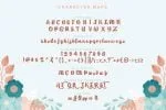 Gabriella Fancy Flower Font