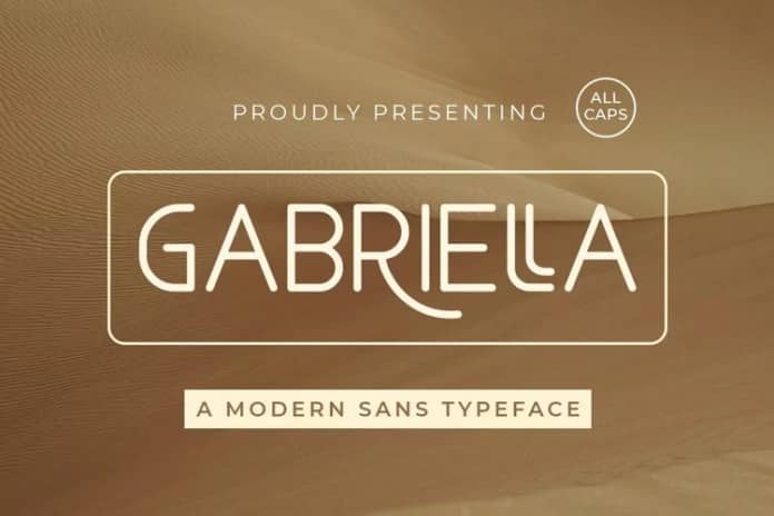 Gabriella Sans Serif Font