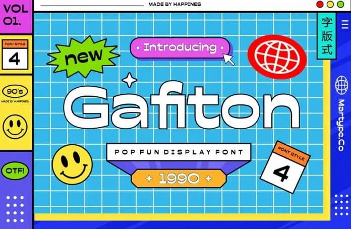 Gafitonby Font