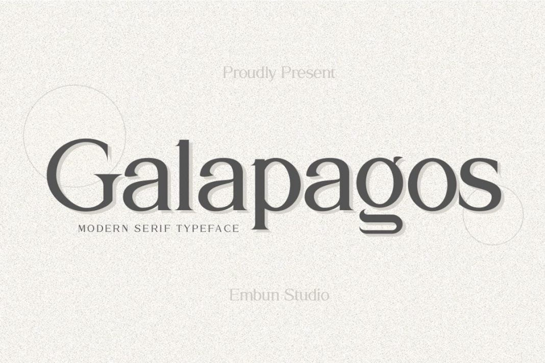Galapagos - Modern Serif Typeface