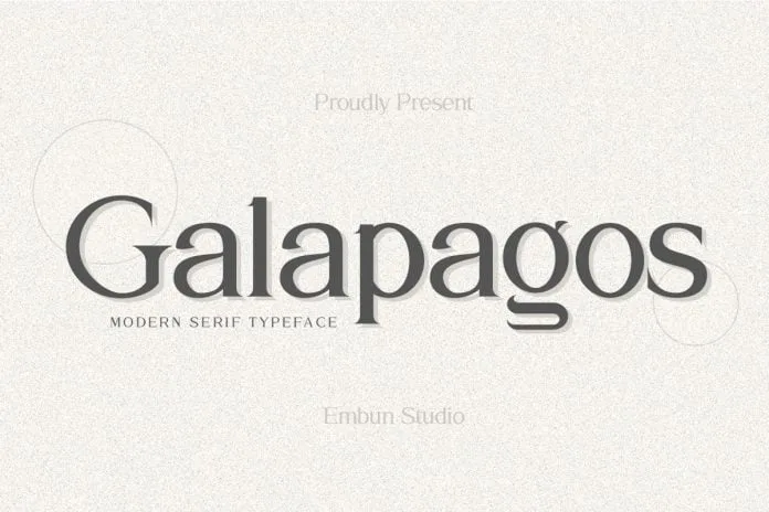 Galapagos - Modern Serif Typeface