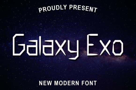 Galaxy Exo Font