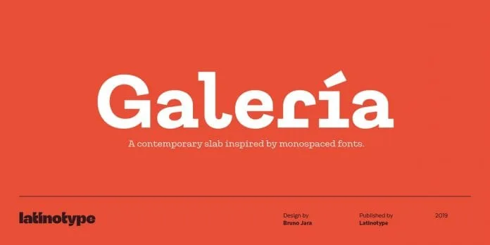 Galeria Font Families
