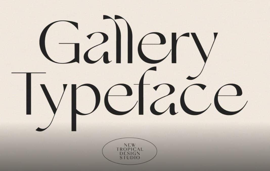 GalleryModern Font