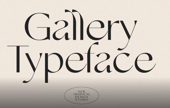 GalleryModern Font