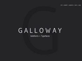 Galloway Font