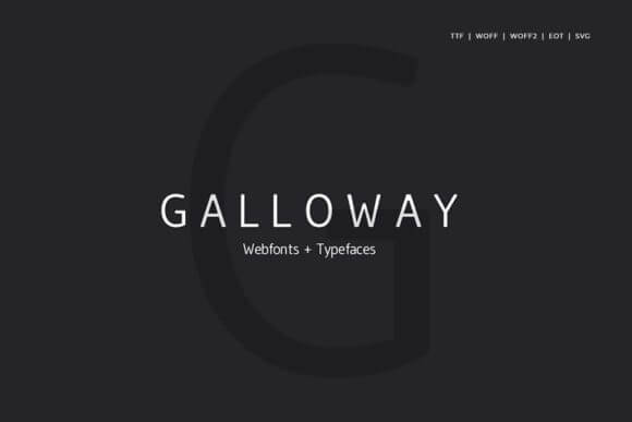 Galloway Font
